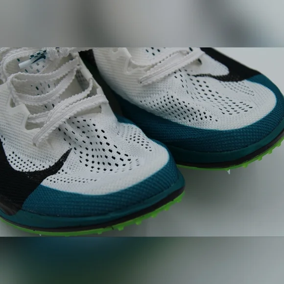 Nike ZoomX Dragonfly 2 Elite Track Spikes White Bright Spruce Men’s 7 FZ9315-102 - Picture 10 of 12